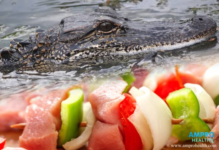กรมอนามัย เผยเนื้อจระเข้โปรตีนทางเลือก แนะปรุงสุกก่อนกินทุกครั้ง ลดปนเปื้อนแบคทีเรีย กรมอนามัย เผยเนื้อจระเข้โปรตีนทางเลือก แนะปรุงสุกก่อนกินทุกครั้ง ลดปนเปื้อนแบคทีเรีย