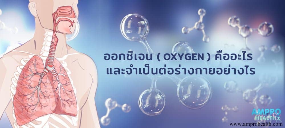 ออกซิเจน (Oxygen) จำเป็นต่อร่างกายอย่างไร ?