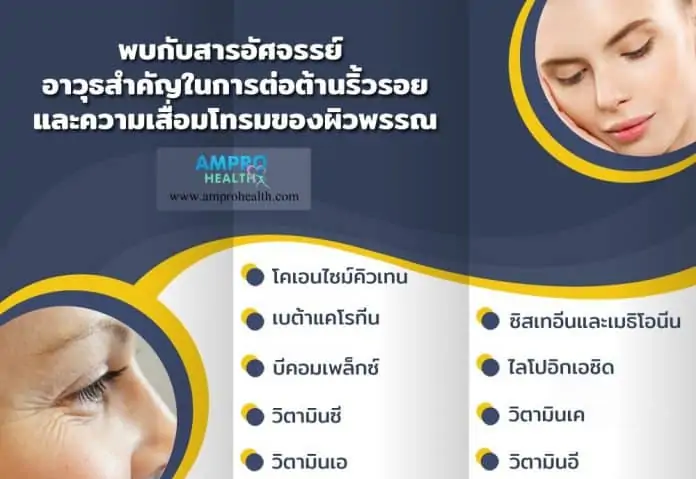 พบกับสารอัศจรรย์ อาวุธสำคัญในการต่อต้านริ้วรอยและความเสื่อมโทรมของผิวพรรณ