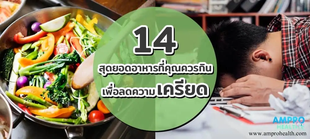 14 สุดยอดอาหารที่คุณควรกิน เพื่อลดความเครียด