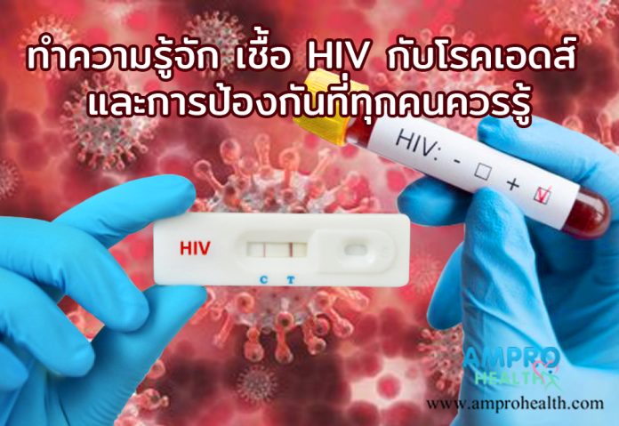 ทำความรู้จัก เชื้อ HIV กับโรคเอดส์ และการป้องกันที่ทุกคนควรรู้